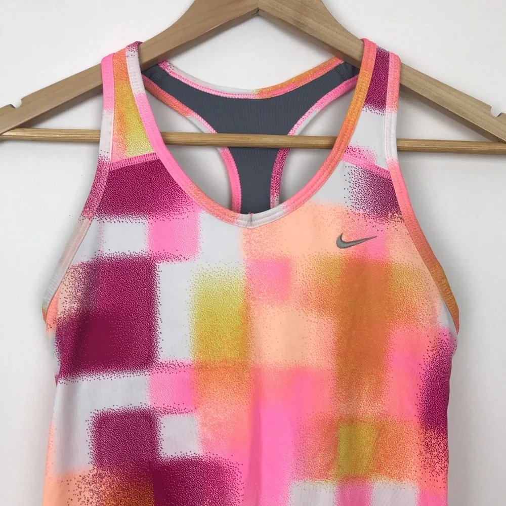 [3 for $15] Nike Dri-Fit Built In Bra Tank Top Colorful Bright